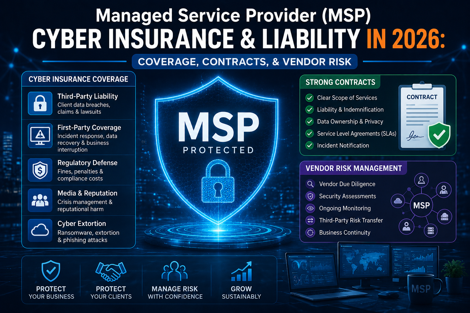 Managed Service Provider (MSP) Cyber Insurance & Liability in 2026